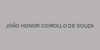 JOÃO HONOR COIROLLO DE SOUZA